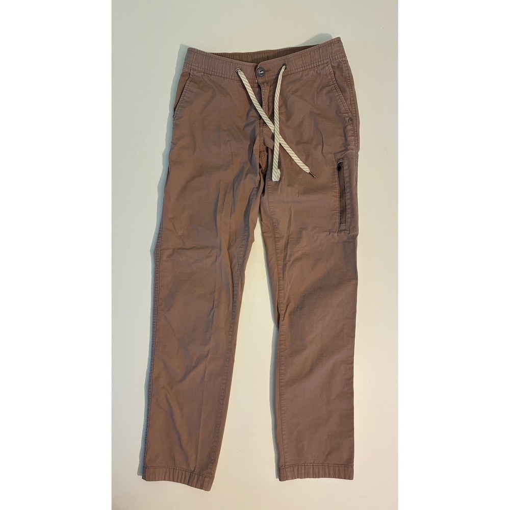 Vuori Womens XS Ripstop Pant VW401 Dusty Rose Mauve Organic Cotton Active